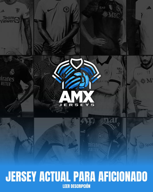 Jersey Actual de Club o Selección para Aficionado (2024-2025, 2025-2026)