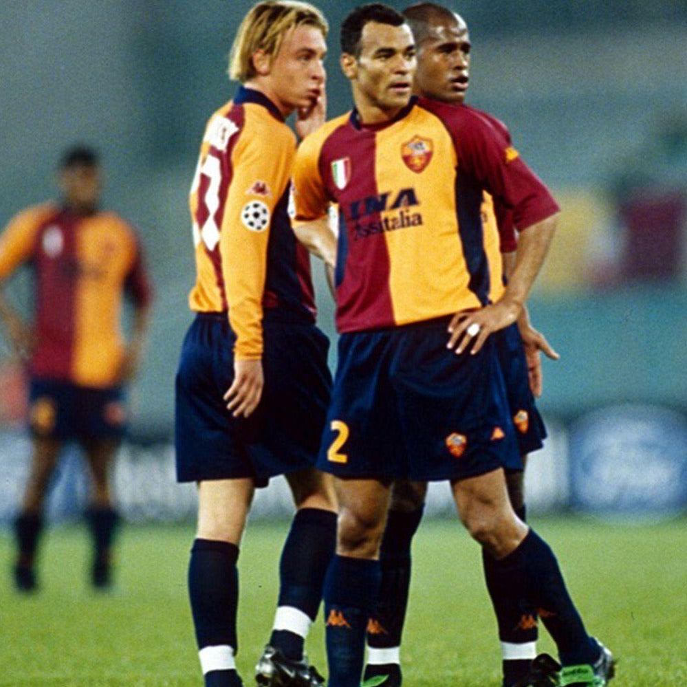 Jersey AS Roma 2000-2001 Edición Champions League Local – AMX Jerseys