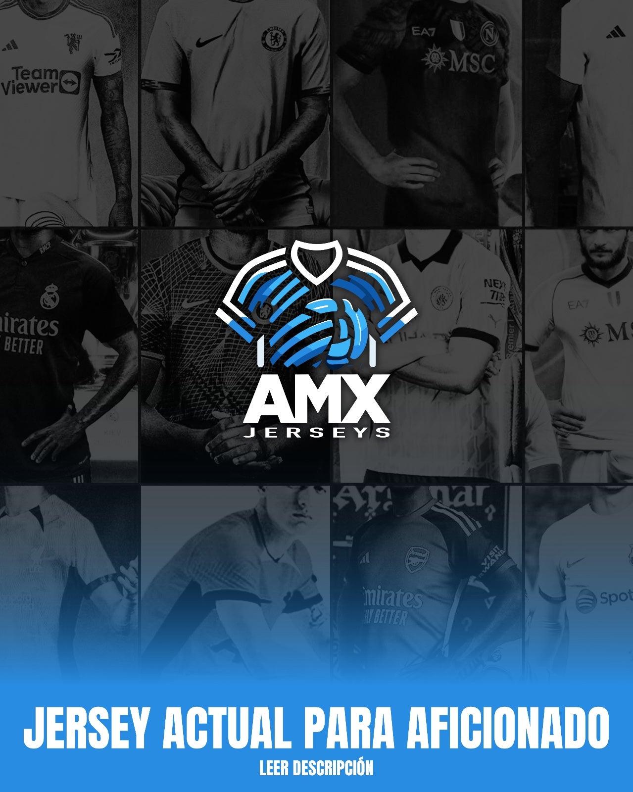 Jersey Actual de Club o Selección para Aficionado (2023-2024, 2024-2025)