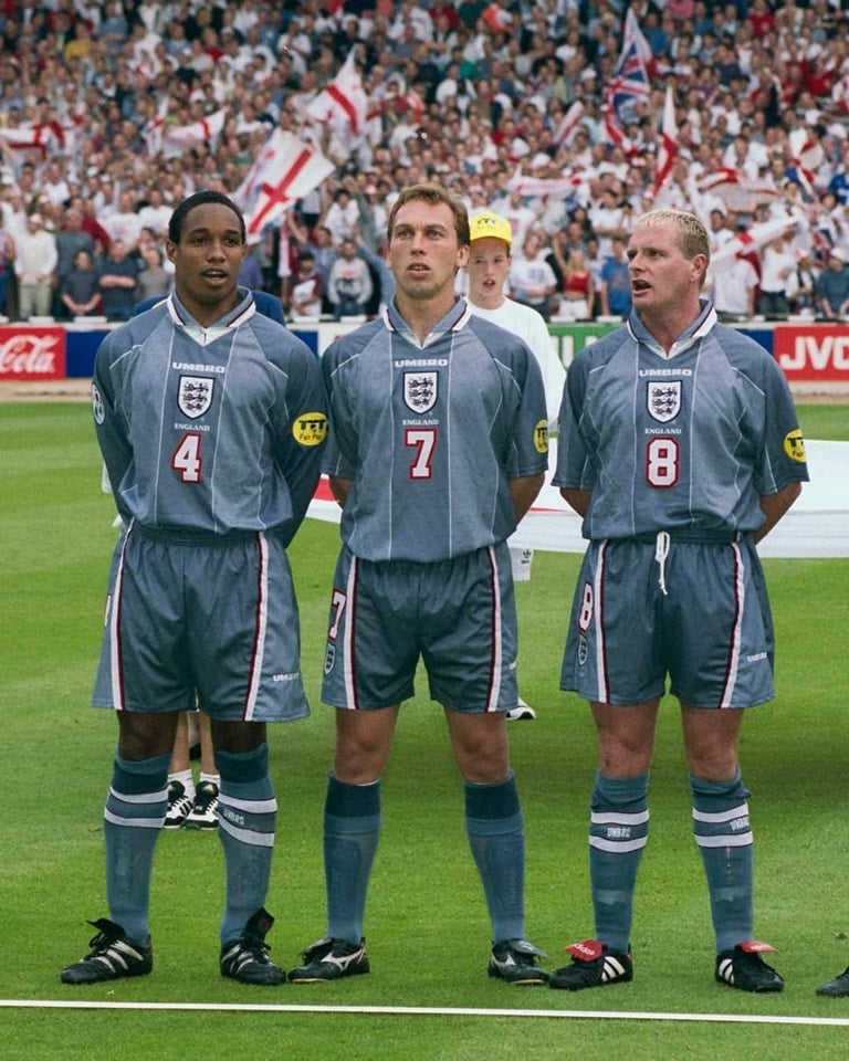 Jersey Inglaterra 1996 Visitante